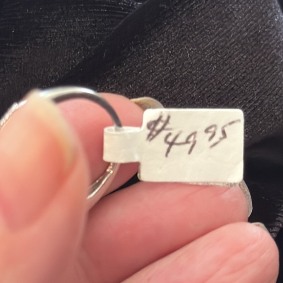 - Sterling Silver Semiprecious Stones Cocktail Ring 5.5-6 size - Picture 7 of 8